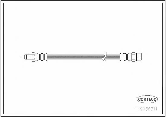 Corteco 19036311 Brake Hose 19036311