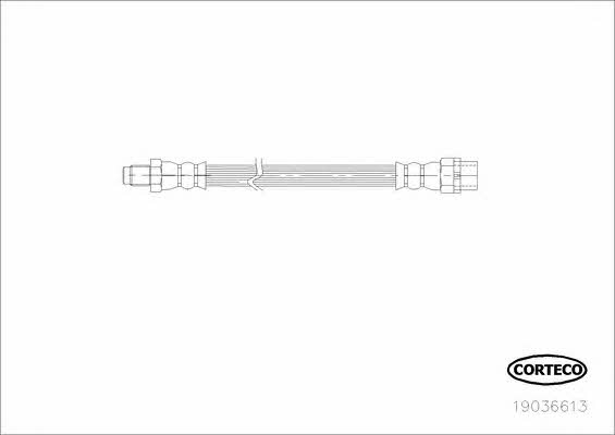 Corteco 19036613 Brake Hose 19036613