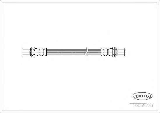 Corteco 19032733 Brake Hose 19032733