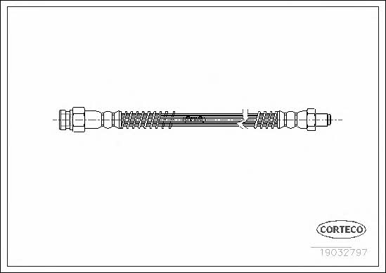 Corteco 19032797 Brake Hose 19032797