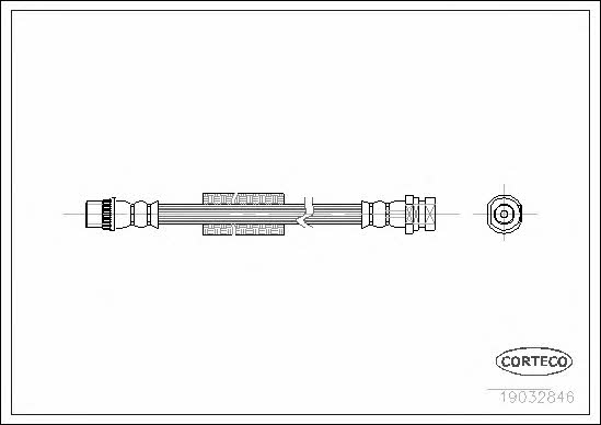 Corteco 19032846 Brake Hose 19032846