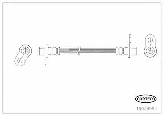 Corteco 19036994 Brake Hose 19036994