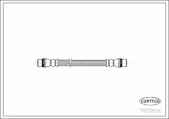 Brake Hose Corteco 19018158