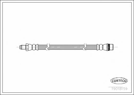 Corteco 19018159 Brake Hose 19018159