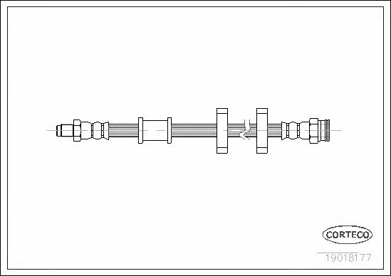 Corteco 19018177 Brake Hose 19018177