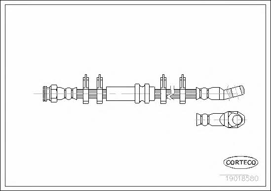 Corteco 19018580 Brake Hose 19018580