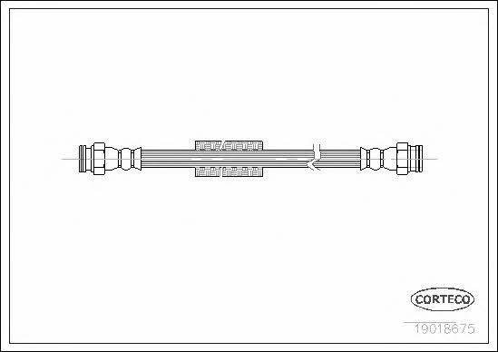 Corteco 19018675 Brake Hose 19018675