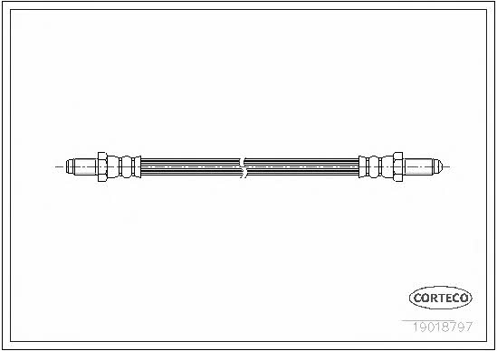 Corteco 19018797 Brake Hose 19018797