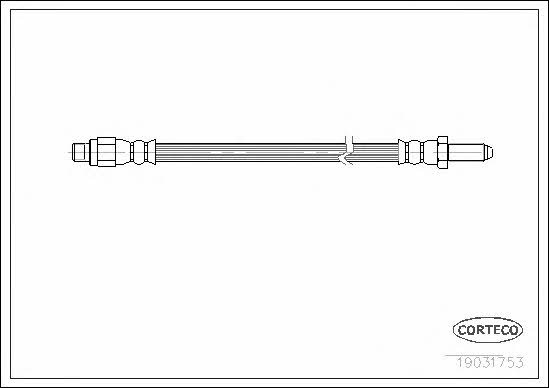 Corteco 19031753 Brake Hose 19031753