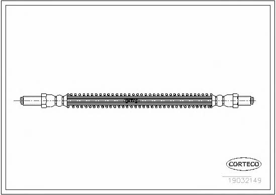 Corteco 19032149 Brake Hose 19032149