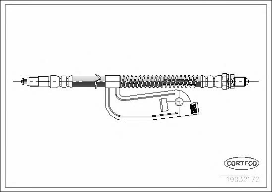 Corteco 19032172 Brake Hose 19032172