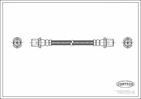 Corteco 19032218 Brake Hose 19032218