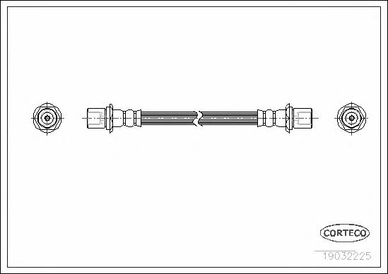 Corteco 19032225 Brake Hose 19032225