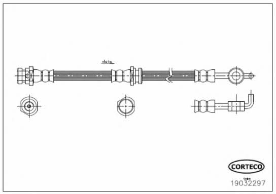 Corteco 19032297 Brake Hose 19032297