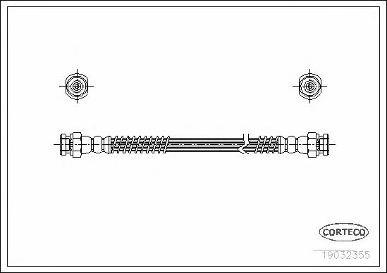 Corteco 19032355 Brake Hose 19032355