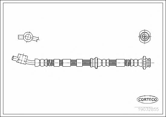 Corteco 19032855 Brake Hose 19032855