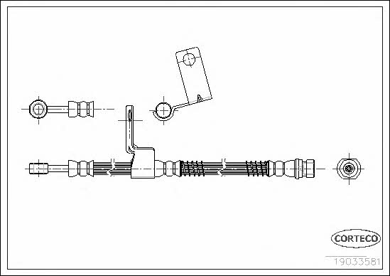 19033581 Corteco Brake Hose