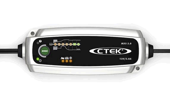 40001 Ctek Charger CTEK MXS 3.8 12V, 1.2/85Ah, charging current 3.8A