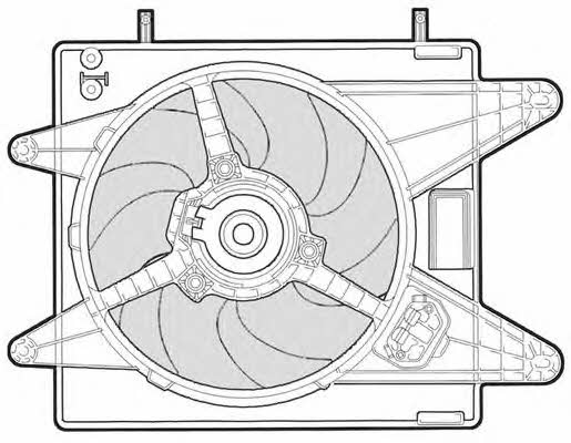 CTR 1209527 Hub, engine cooling fan wheel 1209527