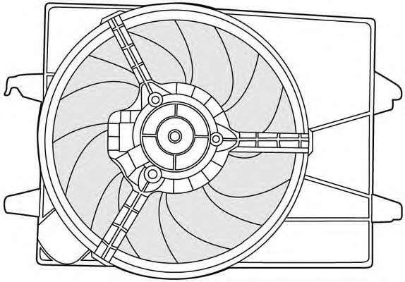 CTR 1209615 Hub, engine cooling fan wheel 1209615