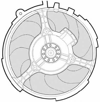 CTR 1209575 Hub, engine cooling fan wheel 1209575