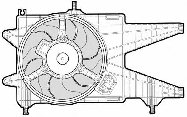 CTR 1209563 Hub, engine cooling fan wheel 1209563