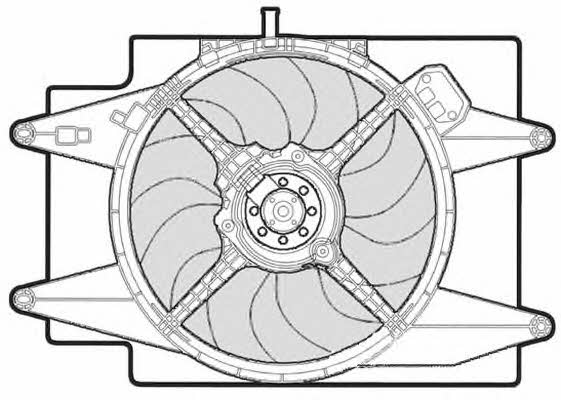 CTR 1209501 Hub, engine cooling fan wheel 1209501