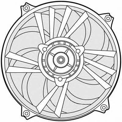 CTR 1209641 Hub, engine cooling fan wheel 1209641
