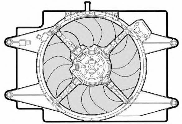 CTR 1209500 Hub, engine cooling fan wheel 1209500