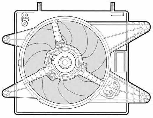 CTR 1209534 Hub, engine cooling fan wheel 1209534