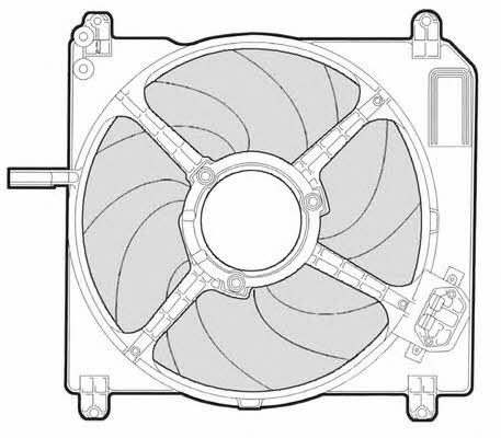 CTR 1209530 Hub, engine cooling fan wheel 1209530