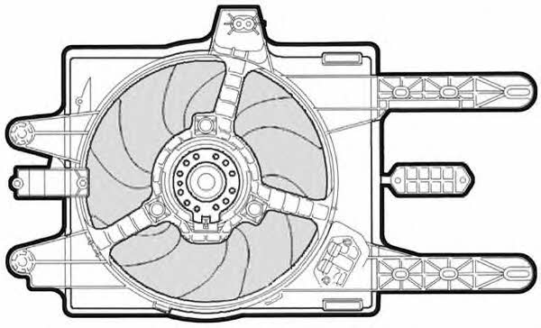 CTR 1209556 Hub, engine cooling fan wheel 1209556