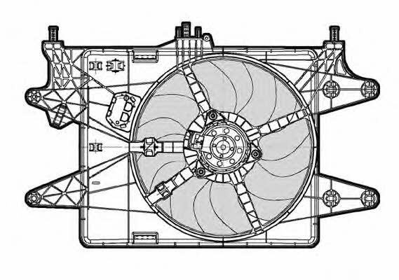 CTR 1209586 Hub, engine cooling fan wheel 1209586
