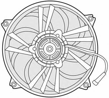 CTR 1209642 Hub, engine cooling fan wheel 1209642