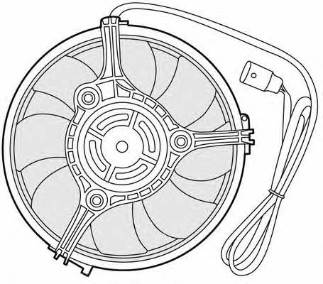 CTR 1209520 Hub, engine cooling fan wheel 1209520