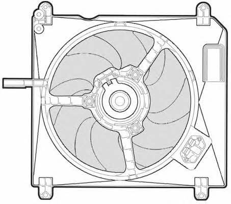 CTR 1209536 Hub, engine cooling fan wheel 1209536