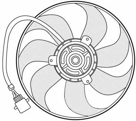 CTR 1209653 Hub, engine cooling fan wheel 1209653