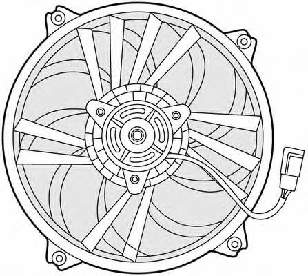 CTR 1209643 Hub, engine cooling fan wheel 1209643
