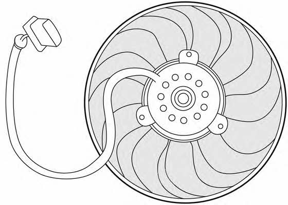 CTR 1209651 Hub, engine cooling fan wheel 1209651