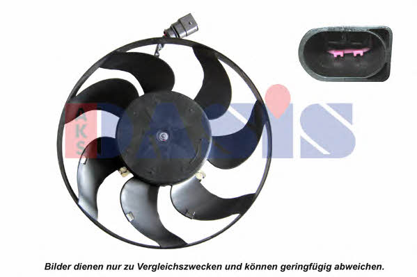 Dasis 048092N Hub, engine cooling fan wheel 048092N