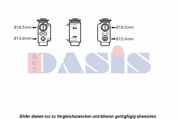 Dasis 050003N Air conditioner expansion valve 050003N
