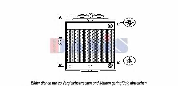 Dasis 050052N Radiator, engine cooling 050052N