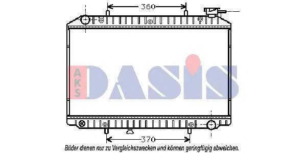 Dasis 070230N Radiator, engine cooling 070230N