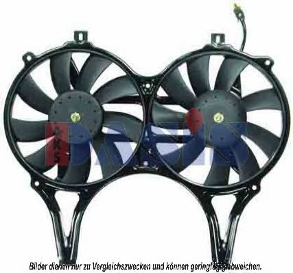 Dasis 128129N Hub, engine cooling fan wheel 128129N