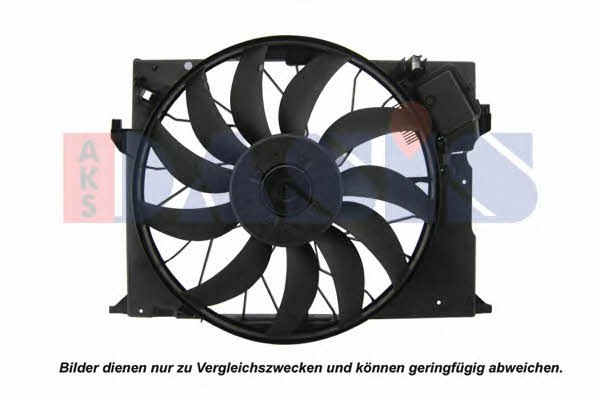 Dasis 128132N Hub, engine cooling fan wheel 128132N