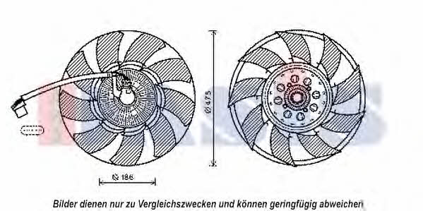 Dasis 028002N Viscous coupling assembly 028002N