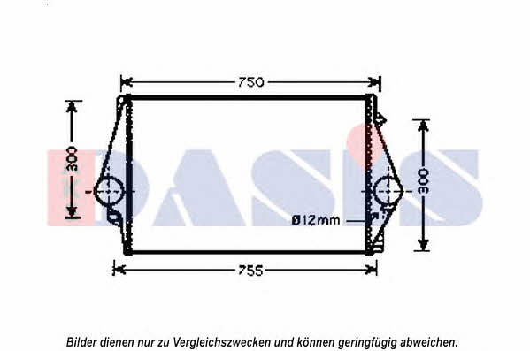 Dasis 227007N Intercooler, charger 227007N