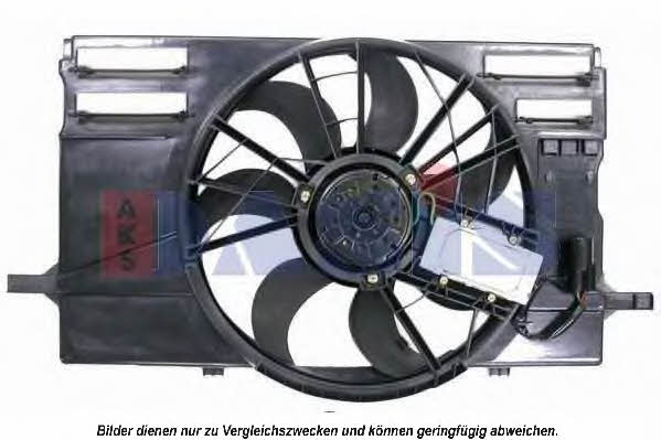 Dasis 228043N Hub, engine cooling fan wheel 228043N
