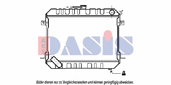 Dasis 070550N Radiator, engine cooling 070550N