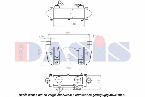 266007N Dasis Oil cooler